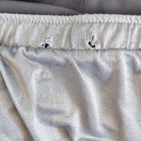 Adidas Supernova athletic short grey with 3 light grey stripes women's size L - Picture 9 of 12